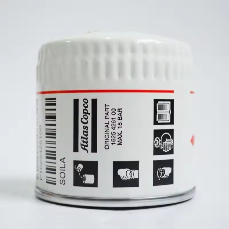 1625426100 Atlas Copco Filter Oil do oleju wtryskiwana śruba Oryginalna
