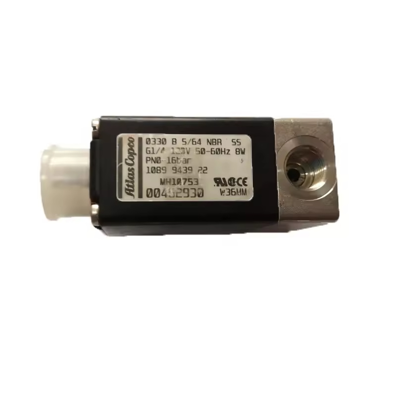 Części zamienne bez oleju zawór elektromagnety do sprężarki powietrza dla Atlas Copco 1089943922