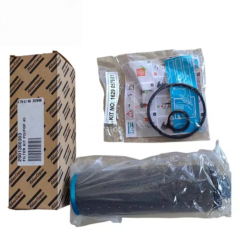ATLAS COPCO 2901300303 ZESTAW FILTRALNY PD PDP 45 dla Filtracja zanieczyszczenia sprężarki powietrza Wysoka precyzyjna łatwa instalacja linia Comprar EN