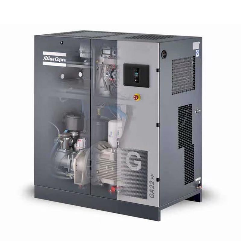 Sprężarki śrubowe Atlas Copco o mocy 22 KW