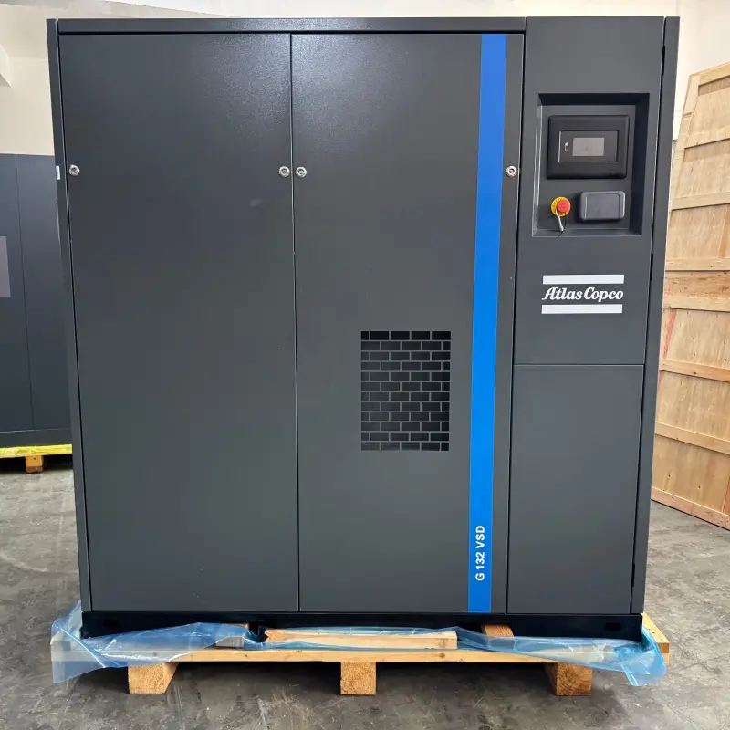Atlas Copco G132VSD Sprężarka śrubowa z wtryskiem oleju 400 V 50 HZ Napęd o zmiennej prędkości