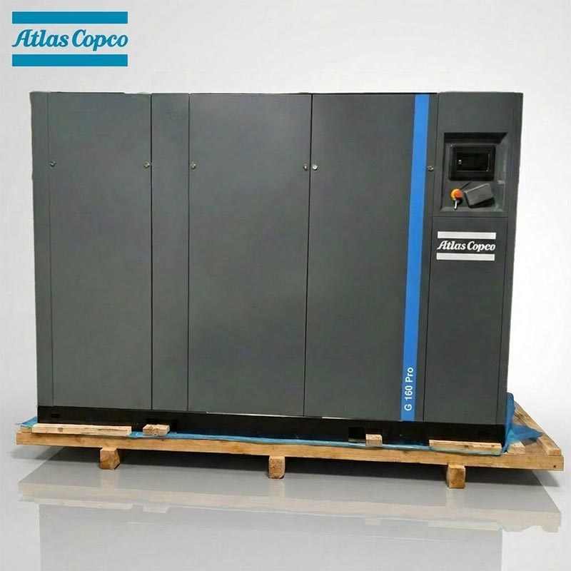 Atlas Copco GA160 Pro 160kW 215KM Obrotowa sprężarka śrubowa z wtryskiem oleju 7,5 10Bar 1543CFM
