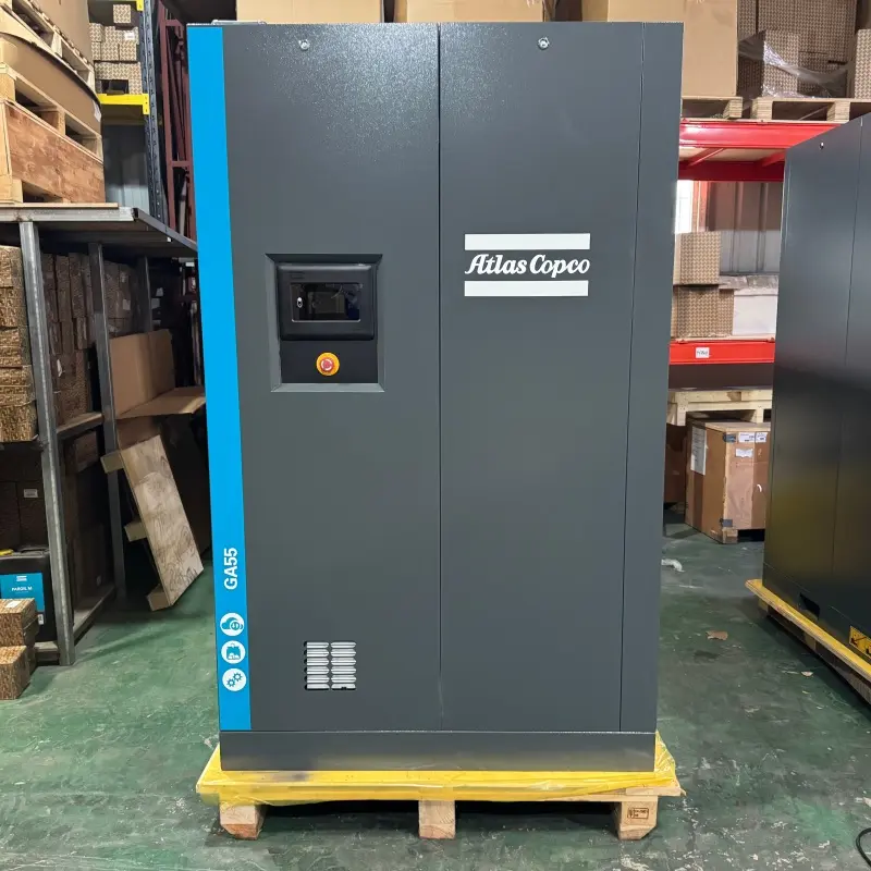 Sprężarka śrubowa Atlas Copco GA55 55 kW i 75 KM, oryginalna