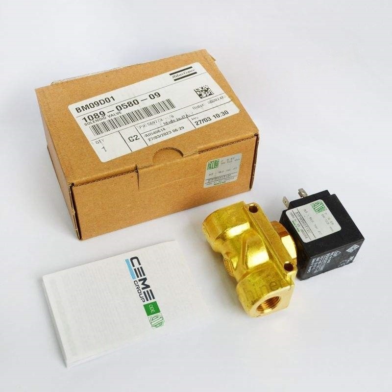 Atlas Copco Faldeloid Valve GA37VSD Metal Model 1089058009 dla sprężarek przemysłowych